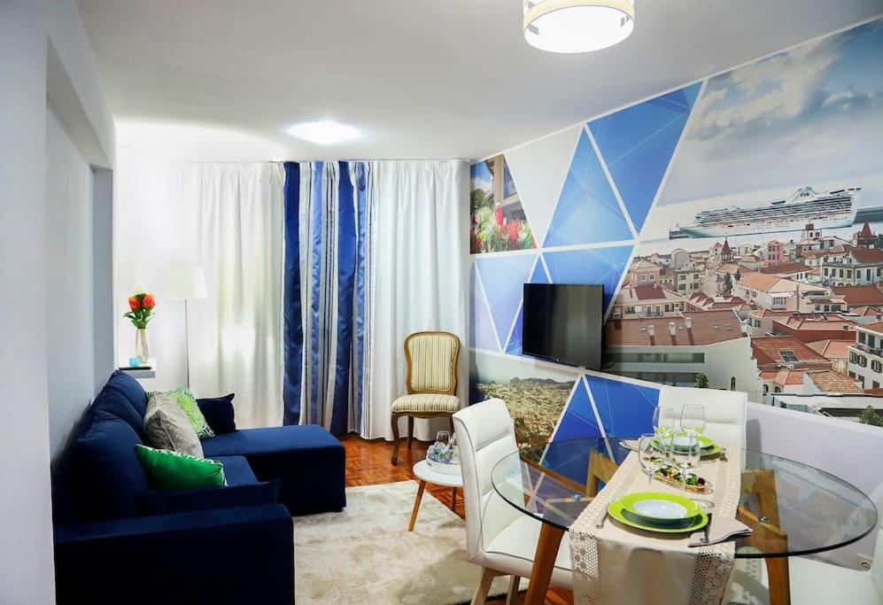 Funchal Downtown 5Min Marina + 2 Bedroom + Parking Extérieur photo